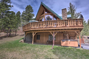 Black Hills Hideaway with Wraparound Deck and Hot Tub!